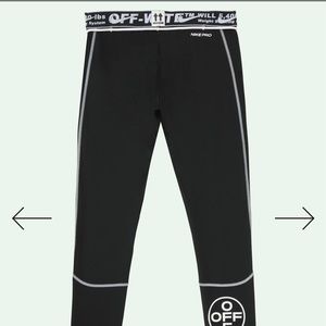 Mens Off-white x Nike tights